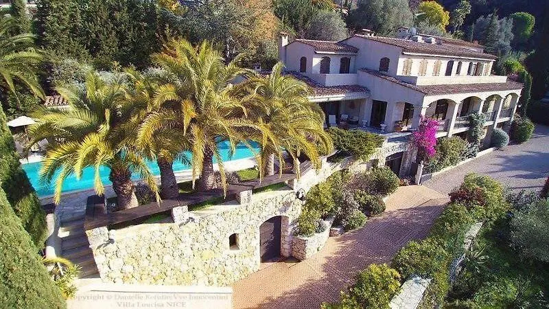 Villa Loucisa Nice Piscine Vue Mer 8 Chambres 24 Couchages Frankrike